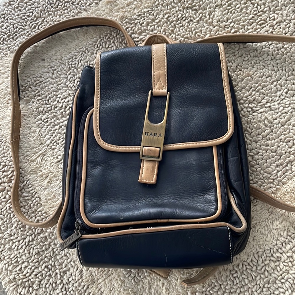 Vintage Hara 2 tone Backpack